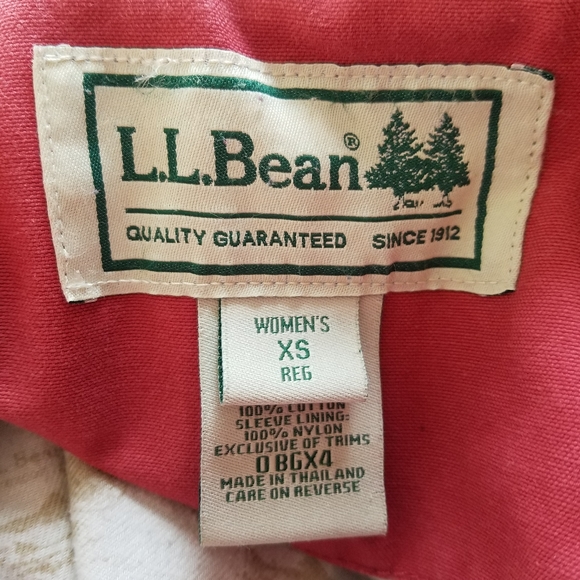 LL Bean Barn Jacket Field Coat XS